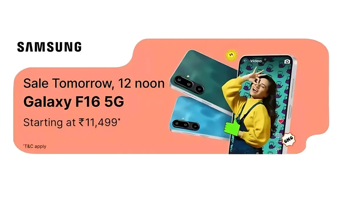 Samsung Galaxy F16 5G 6 Years of Updates & 50MP Cam Under ₹12K