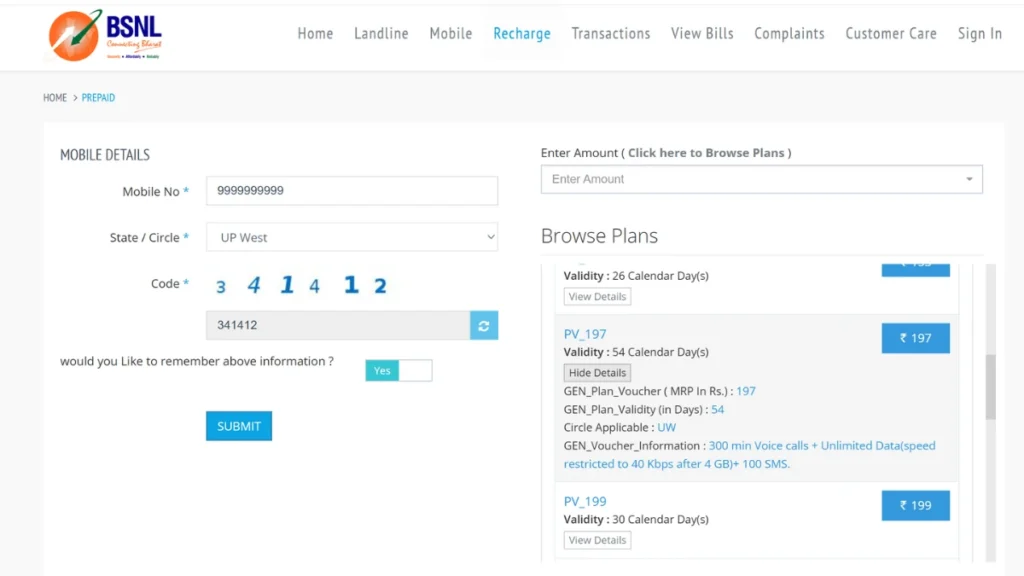 BSNL Rs. 197 Plan Validity Reduced to 54 Days, Now Offers 3GB Daily Data for 6 Months
