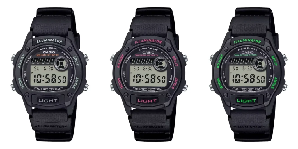 Casio W220H watches