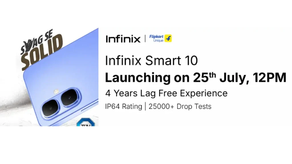Infinix Smart 10 India Launch Confirmed
