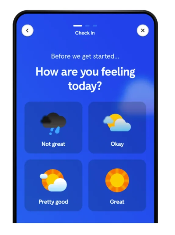 Works with mental wellness tools from Headspace