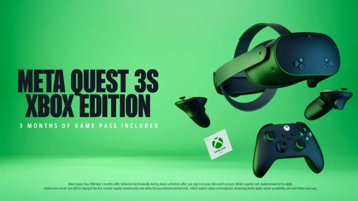 Meta Quest 3S Xbox Edition Launches with Game Pass Bundle