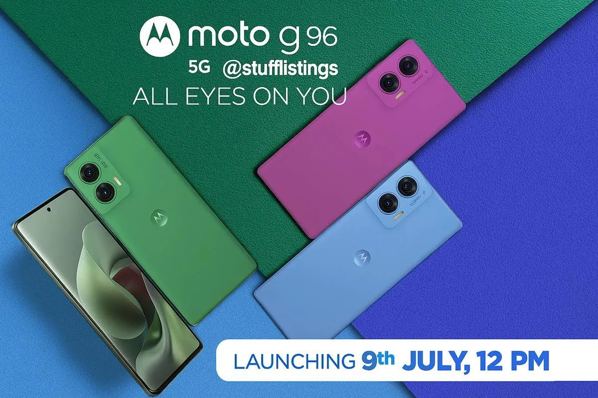 Motorola Moto G96 5G to Launch in India on July 9 with Top Specs