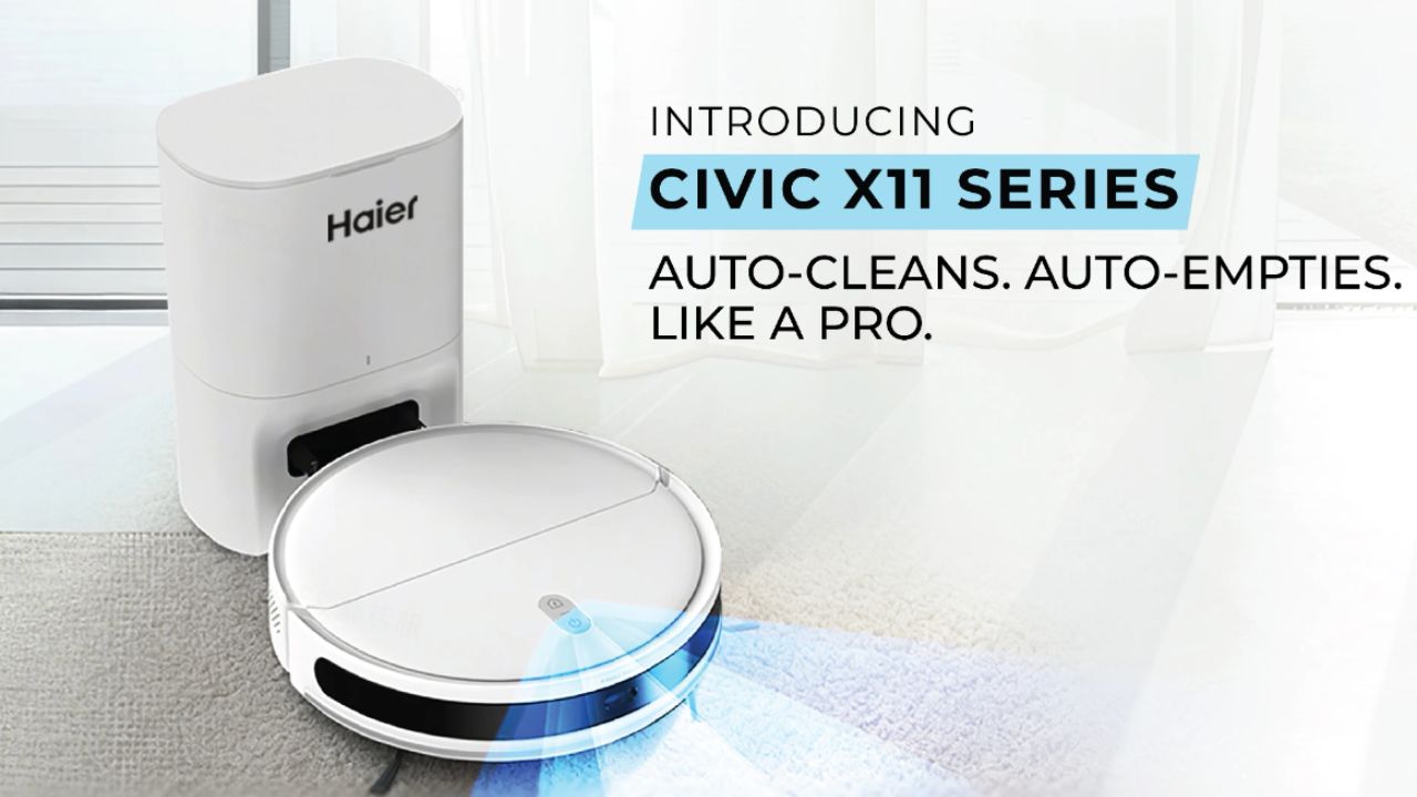 Haier Civic X11 Robot Vacuums Now Available in India