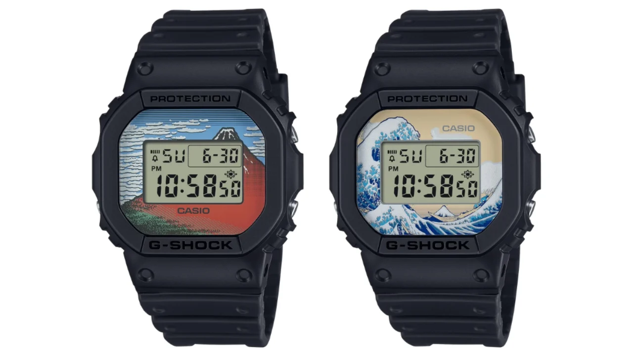 Casio G-Shock x Katsushika Hokusai Special Editions Expanding to Europe