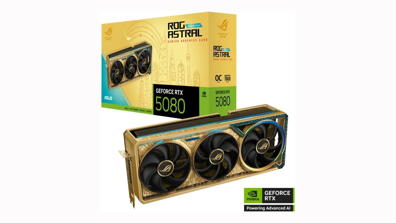 ROG Astral RTX 5090 Dhahab Edition: The $9,000 GPU That Redefines Luxury Gaming