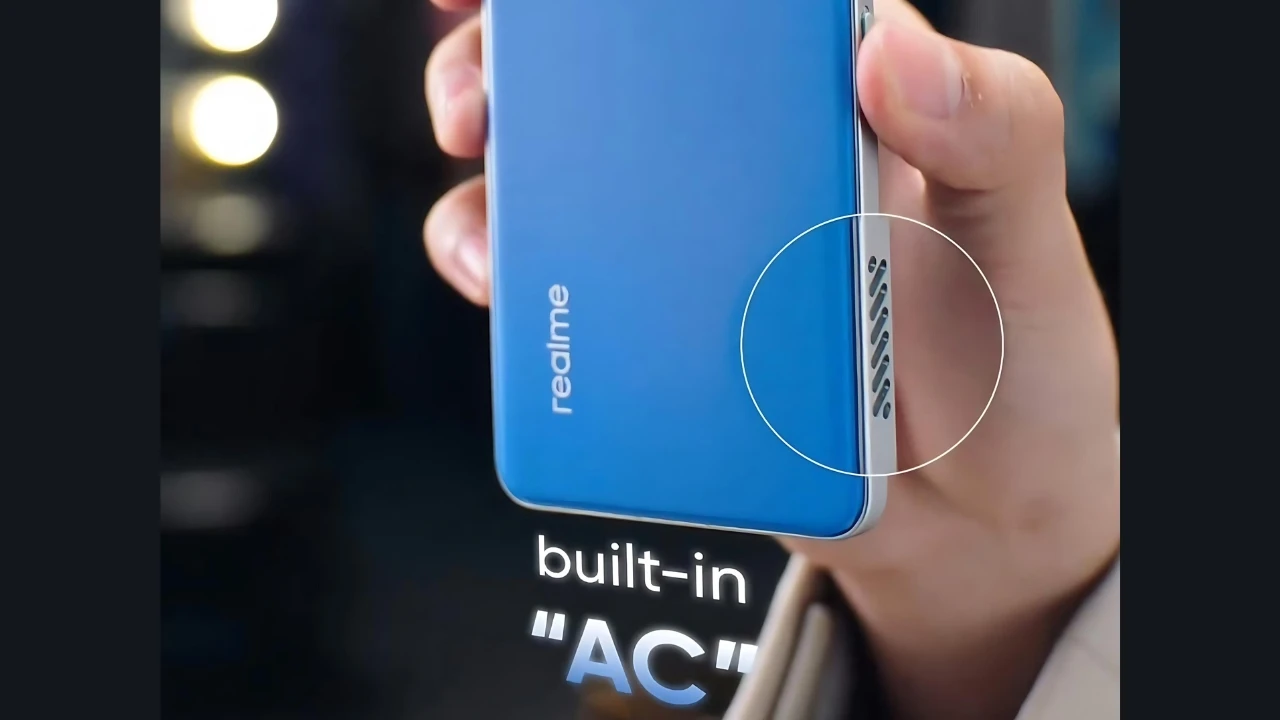Realme Air-Cooled Smartphone Leak Reveals Built-In AC