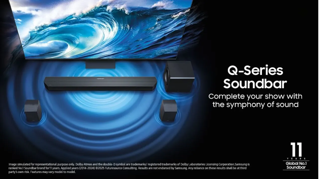 Samsung Launches 2025 Q-Series Soundbar Line Up In India Featuring AI Audio