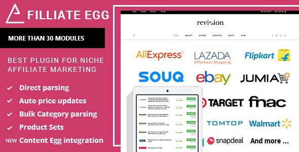 Affiliate Egg 10.11.0 – Niche Affiliate Marketing WordPress Plugin