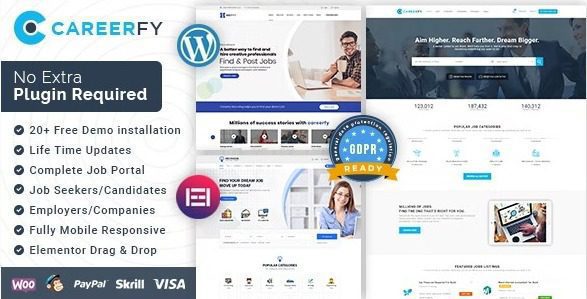 Careerfy 10.2.5 Job Board WordPress Theme