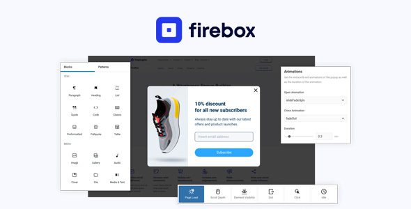 FireBox Pro 3.1.1 – WordPress Popup Builder Plugin
