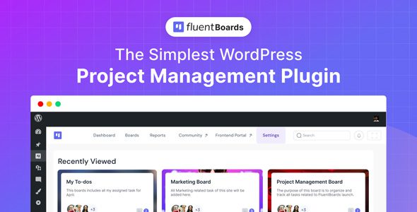 Fluent Boards Pro 1.90 – Project Management Plugin for WordPress