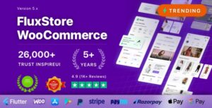Fluxstore WooCommerce 5.5.0 – Flutter E-commerce Full App