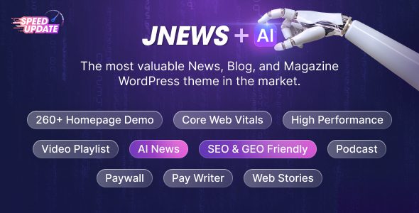 JNews 12.0.1 Free– WordPress Newspaper Magazine Blog AMP Theme