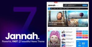 Jannah 7.6.3 – Newspaper Magazine News BuddyPress WordPress Theme