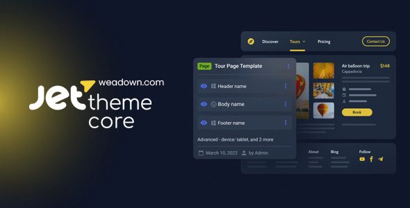 JetThemeCore 2.3.1 – WordPress theme builder for Elementor and Gutenberg