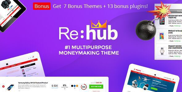 Rehub 19.9.9.2 – Price Comparison, Multi Vendor Marketplace WordPress Theme