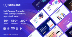 SaasLand 3.7.2 – Saas, Startup, Technology & IT Solutions WordPress Theme