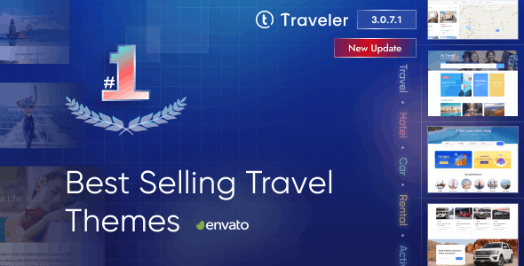 Traveler 3.2.6 – Travel Booking WordPress Theme