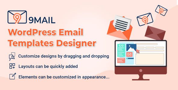 9MAIL 1.0.10 WordPress Email Templates Designer