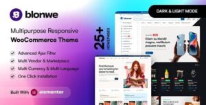 Blonwe 1.3.1 Multipurpose WooCommerce Theme