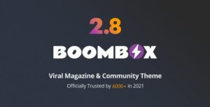 BoomBox 2.9.9 Viral Magazine WordPress Theme