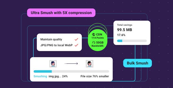 Free Download WP Smush Pro 3.23.0 WordPress Plugin