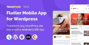 Newsfreak 2.2.3 – Flutter Mobile App for WordPress