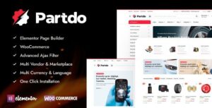 Partdo 1.4.3 Auto Parts and Tools Shop WooCommerce Theme
