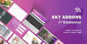 Sky Addons Pro 4.0.1 Elementor Page Builder WordPress Plugin