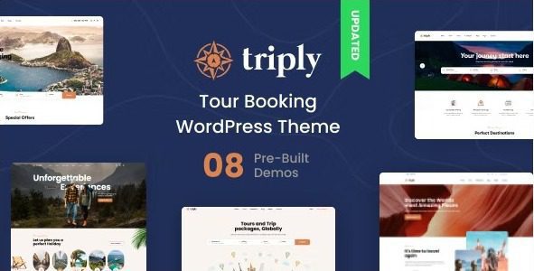 Triply 2.4.8 Tour Booking WordPress Theme